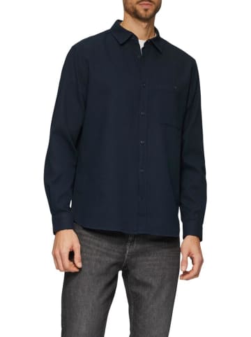 S.OLIVER RED LABEL Langarmhemd in Blau