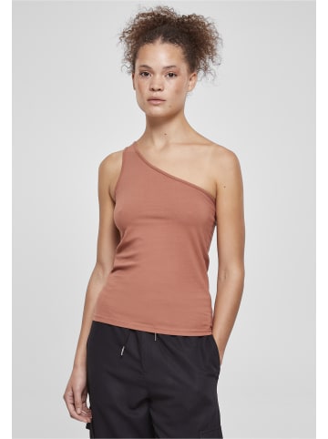 Urban Classics Urban Classics Damen Ladies Asymmetric Top in terracotta