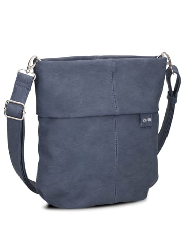 Zwei Mademoiselle M90 - Umhängetasche 28 cm (cord-polar) in nubuk-blue