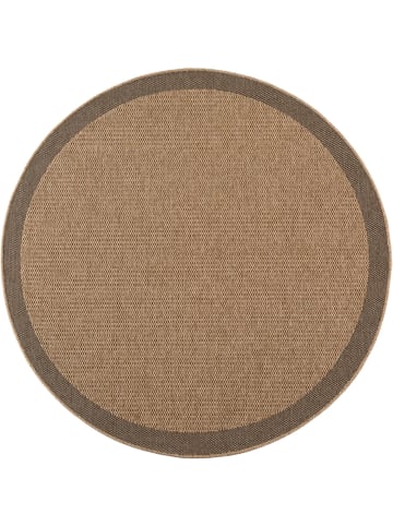 Teppich Boss In- & Outdoor Teppich Timber 1402, rund - Beige