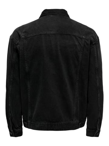 Only&Sons Jeansjacke in Black Denim