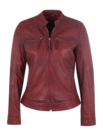 7eleven Lederjacke SALVINA in red