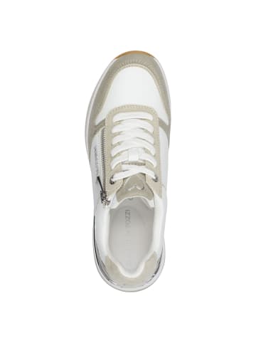 Marco Tozzi Sneaker in WHITE/MATCHA