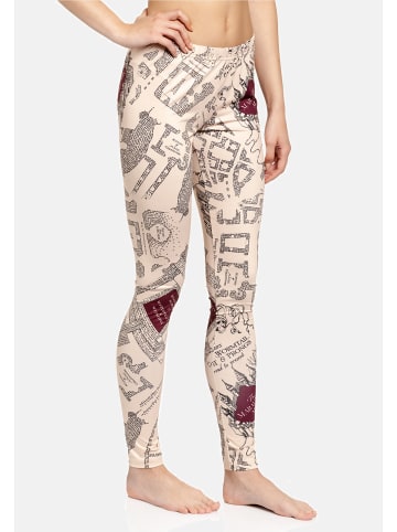 Harry Potter Leggings Harry Potter Marauders Map in beige/allover