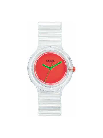 Hip Hop Uhren see through orange