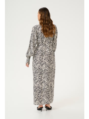 Kaffe Kleid KAjodie Loose fit in Black Oyster/Moonstruck Animal