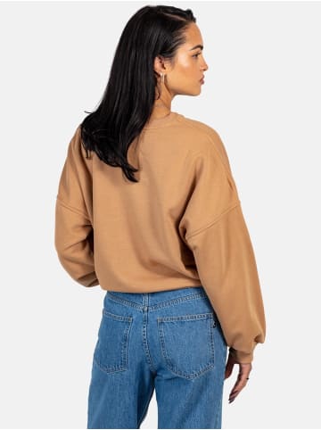 Reell Pullover "Women Amara Crewneck" in Braun