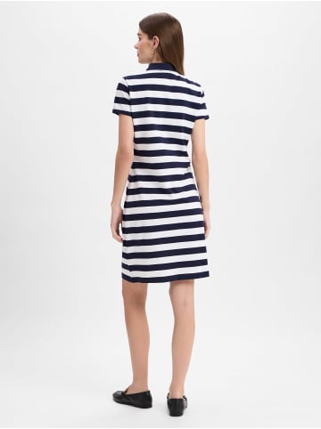 Marie Lund Kleid in marine weiß - 0009