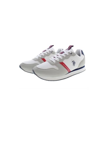 U.S. Polo Assn. Weiß Polyester Herren Sneaker