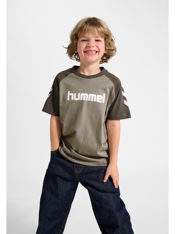 Hummel T-Shirt Hmljr Logo Kinder in DARK NIGHT
