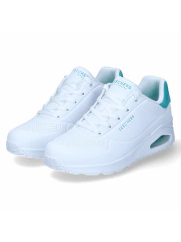 Skechers Low Sneaker POP BACK in Weiß