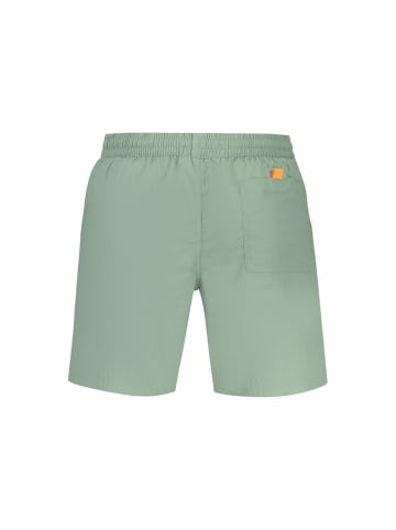 NORWAY 1963 Grüne Polyamid-Badeshorts