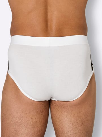 adidas Slip in weiß + schwarz