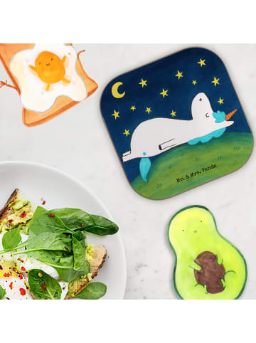 Mr. & Mrs. Panda weinflaschenuntersetzer Einhorn Sternenhimmel D... in Weiß