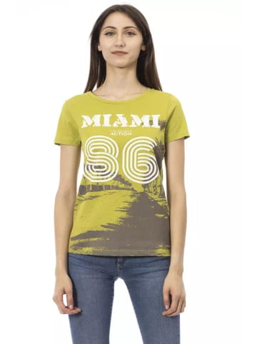 Trussardi Action Grün Baumwolle Damen T-Shirt