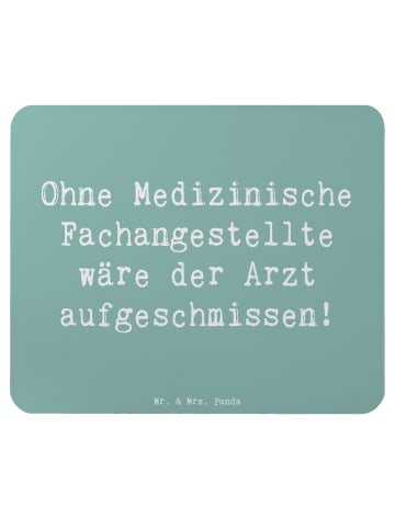Mr. & Mrs. Panda Maus Pad Spruch Medizinische Fachangestellte mi... in Meeresbrise