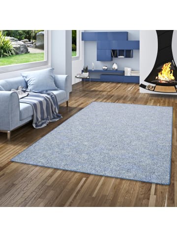 Snapstyle Teppich Memory Meliert in blau