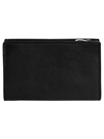 Samantha Look Geldbörse echt Leder in schwarz