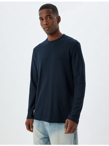 KOTON T-shirt in Marineblau