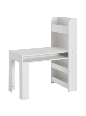 FineBuy Schreibtisch in Weiß / Spanplatte / 90x50x110