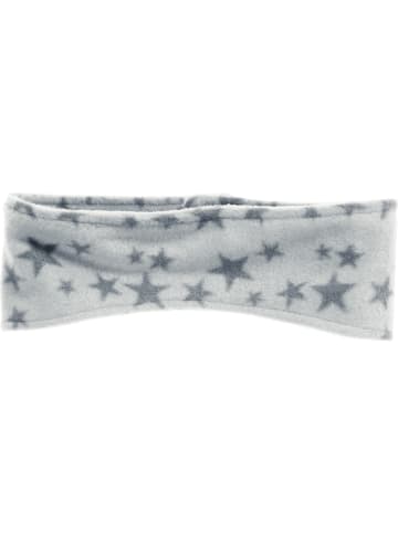 Playshoes Kinder Mütze "Fleece-Stirnband Sterne" in Grau