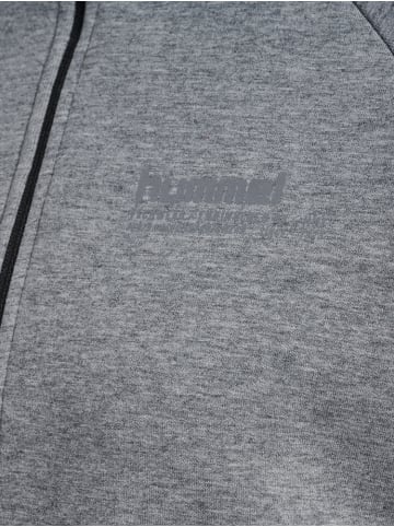 Hummel Trainingsjacke "Tech Fleece Boxy Half Zip" in Grau