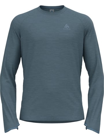 Odlo T-Shirt "Midlayer Run Easy Warm" in Blau
