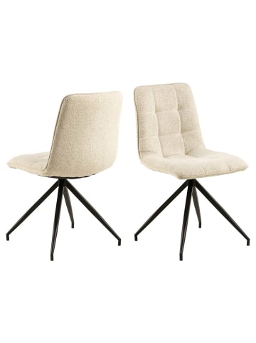 ebuy24 Esszimmerstuhl Capone Beige 2er Set