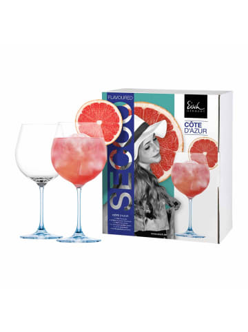 Eisch 2er Set Gläser Côte d’Azur Secco Flavoured 735 ml in transparent