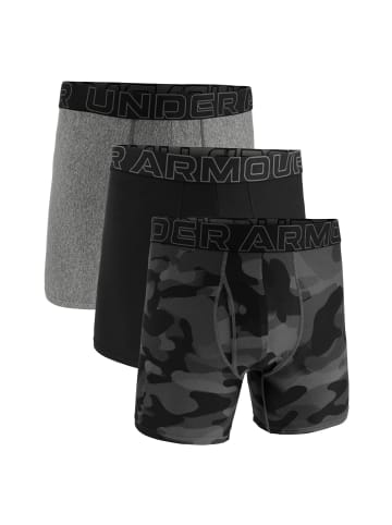 Under Armour Boxershort 3er Pack in Schwarz/Grau