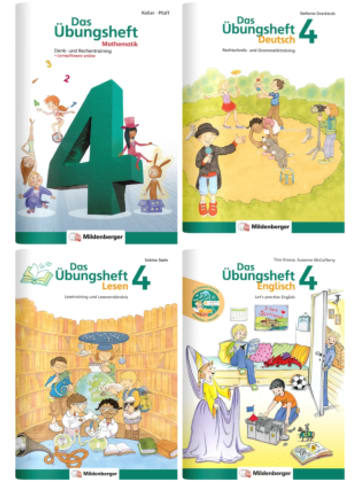 Mildenberger Buch - Sicher ins 5. Schuljahr - Paket: Rechnen - Schreiben - Lesen - Grammatik