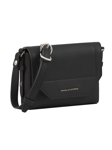 Piquadro Circle Umhängetasche Leder 16.5 cm in black