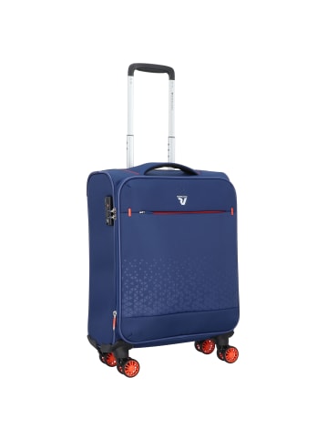 Roncato Crosslite 4-Rollen Kabinentrolley 55 cm in blu