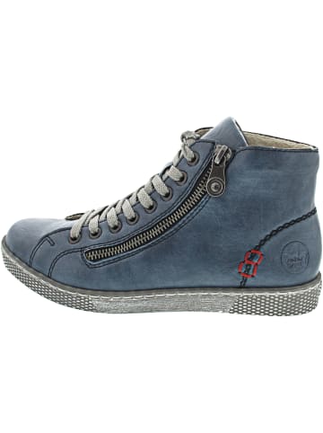 rieker Schnürstiefel Blau