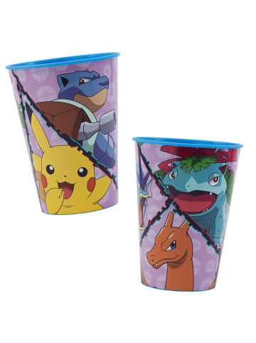 Pokémon Trinkbecher | 260 ml | Pokémon | Kunststoff | Motiv Freunde | Tasse