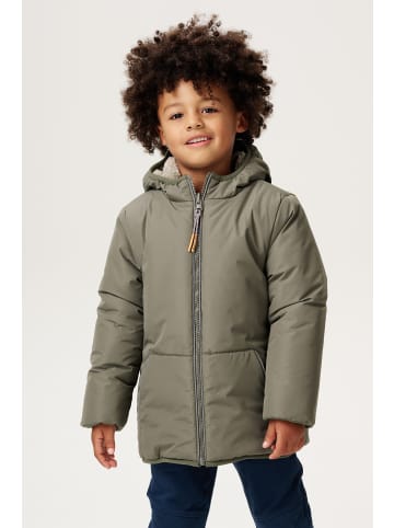 Noppies Winter Jacke Loja - Reversible in Check Pattern Medium Green