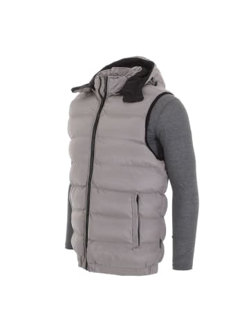 Ital-Design Jacke in Grau und Schwarz