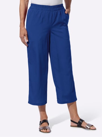 Sieh an! Doppelpack Hosen in aqua-orange-gestreift + royalblau