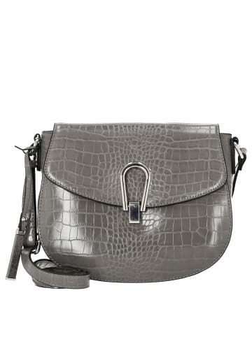 PICARD Croco - Handtasche 24 cm Synthetik in gravel