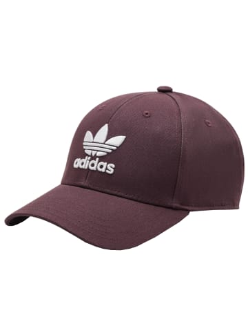 Adidas originals adidas Trefoil Baseball Cap in Dunkelrot