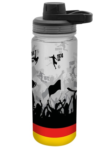 Geda Labels Trinkflasche Fußball Titel in Schwarz - 750ml