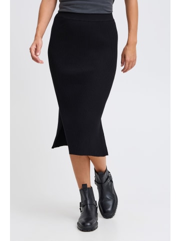 PULZ Jeans Bleistiftrock PZSARA Pencil Skirt 50208424 modischer Rock in Schwarz