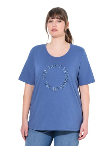 Ulla Popken Shirt in helles segelblau