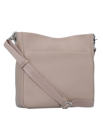 Mandarina Duck Mellow Leather Umhängetasche Leder 30 cm warm taupe