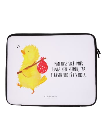 Mr. & Mrs. Panda Notebook Tasche Küken Wander mit Spruch in Weiß