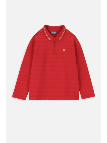 Coccodrillo Langärmeliges T-shirt in rot