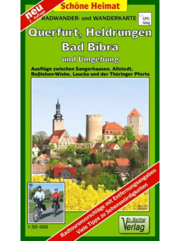 Barthel Landkarte/Globus - Radwander- und Wanderkarte Querfurt, Heldrungen, Bad Bibra u