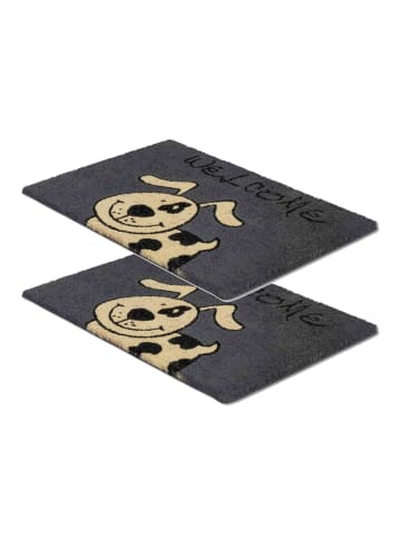 Astra Fußmatte COCO STYLE 2ER SET 2 in Dunkelgrau