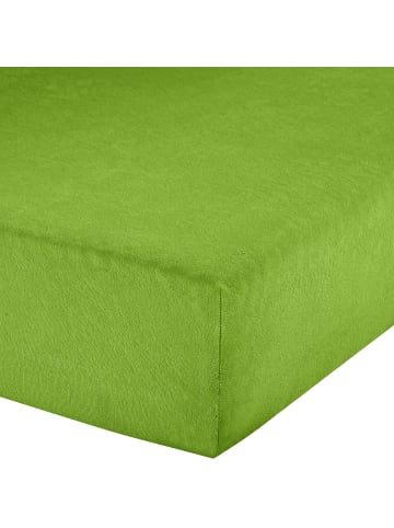 Erwin Müller Frottee Spannbettlaken Erding in apfelgrün