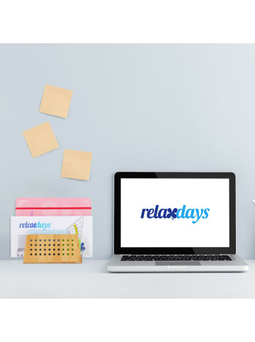 relaxdays Dokumentenhalter in Natur